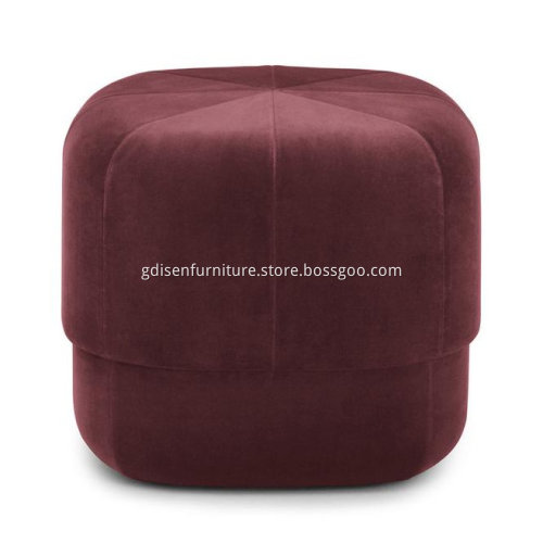 Circus Pouf in Velour velvet sofa ottoman